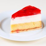piškótové cesto, linecké cesto, mascarpone, jahody, 130 g, 3,60 eur